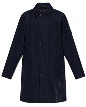 Stone Island Buttoned Parka - Blauw