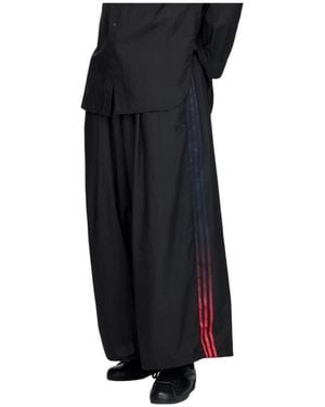adidas Gradient 3-Stripes Nylon Wide Pants - Zwart