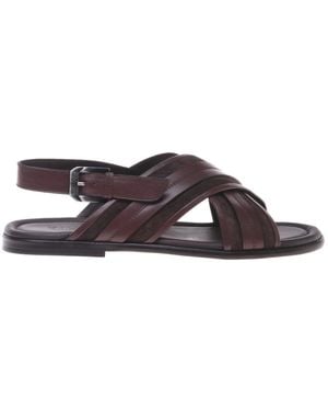 Baldinini Flat Sandals - Marron
