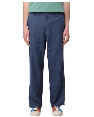 Brain Dead Straight Trousers - Blu