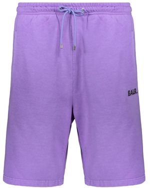 BALR Baumwoll-bermuda-shorts mit seitentaschen - Lila