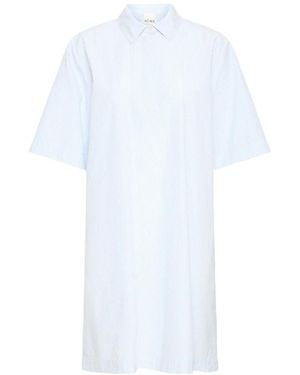 Ichi Washer Bd Hemdkleid - Weiß