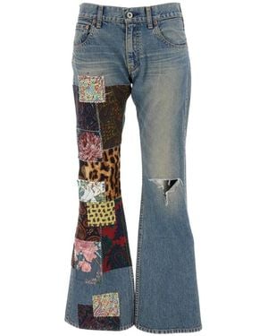 Junya Watanabe Flare Jeans - Blue