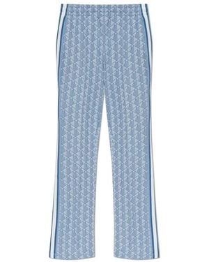 Lacoste Broeken ,Blauw ,Katoen Flared Monogram Trainingsbroek