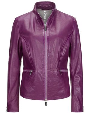 Milestone Leather Jackets - Morado