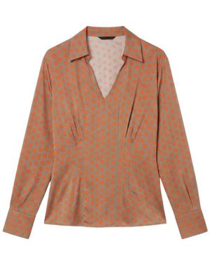 Niu Overhemden ,Veelkleurig ,Blouse - Bruin