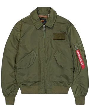Alpha Industries Bomber Jackets - Green