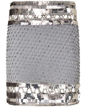 Alberta Ferretti Short Skirts - Grigio