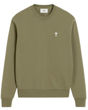 Ami Paris Sweatshirts - Verde