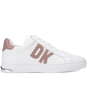 DKNY Schoenen ,Wit ,Katoen Abeni Lace-Up Sneaker 30Mm