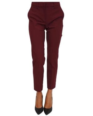 Marella Broeken ,Rood ,Polyester Pantalone Lungo