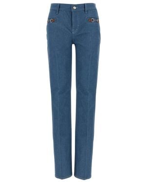 Gucci Straight Jeans - Azul