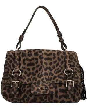 La Carrie Handbags - Marrone