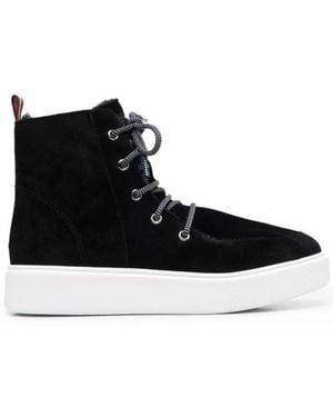 Bally Lace-Up Boots - Black