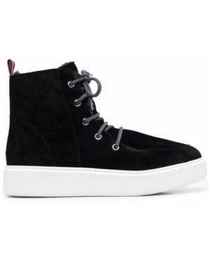 Bally Lace-Up Boots - Black