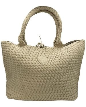 Blauer Tote Bags - Metálico