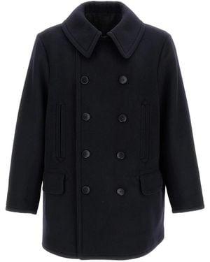 Kaptain Sunshine Double-Breasted Coats - Blauw