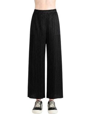 Issey Miyake Wide Trousers - Black