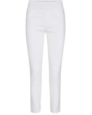 Freequent Slim-Fit Trousers - Blanco
