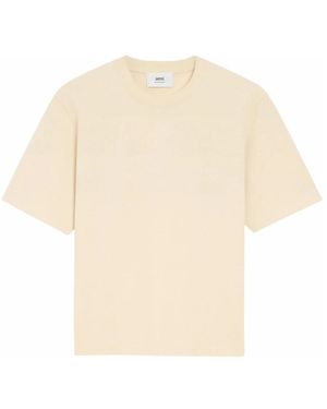Ami Paris T-Shirts - Naturel