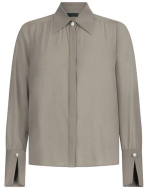 Liu Jo Zwarte Blouses Voor Vrouwen - Grijs