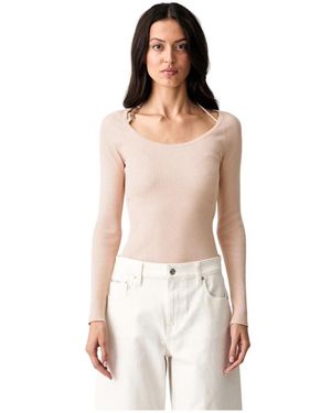 Guess Round-Neck Knitwear - Blanco