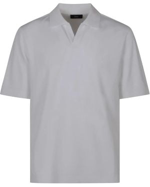 Herno Polo Shirts - Grey
