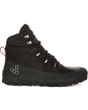 Vivobarefoot Lace-Up Boots - Black