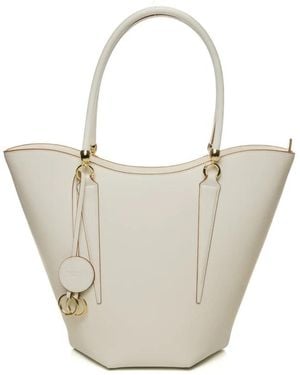 Tosca Blu Shopping Bag L - Wit
