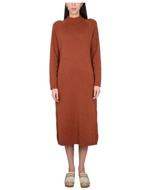 Alysi Knitted Dresses - Red