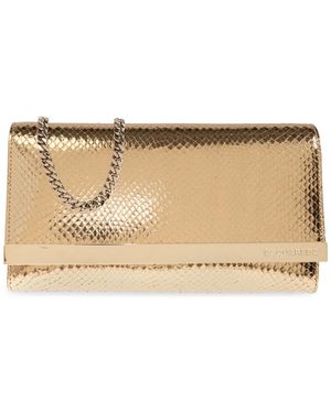 DSquared² Lederclutch - Natur