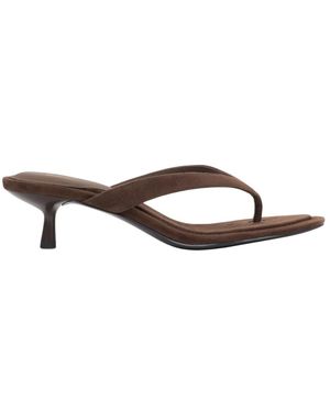ESTRO Heeled Mules - Brown