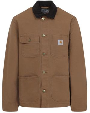 Carhartt Brauner Mantel Aw25 Stilvoll Bequem Alltagstauglich