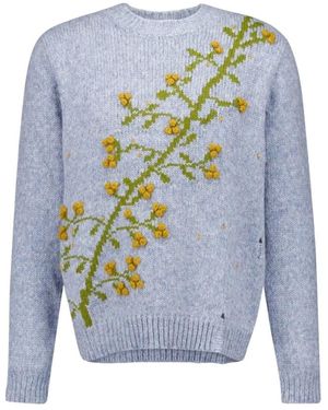 BAZISZT Baby Alpaca Puff Pullover - Blau