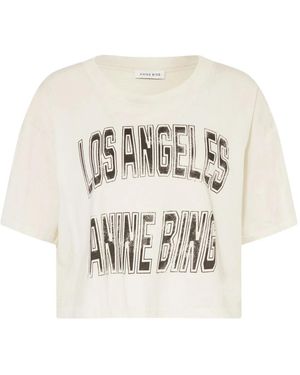 Anine Bing T-Shirts - White