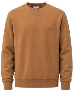 Tommy Hilfiger Hoodies & Sweatvesten ,Bruin ,Sweatshirts & Hoodies