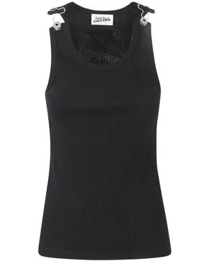 Jean Paul Gaultier Sleeveless Tops - Black