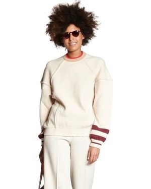 Mrz Ivory woll-kaschmir crewneck pullover - Natur
