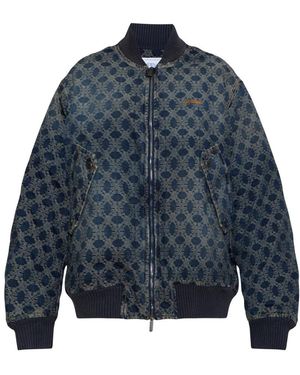 Off-White c/o Virgil Abloh Isolerend Monogram Colbert - Blauw