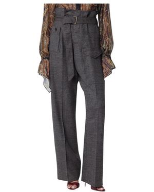 Etro Broeken ,Grijs ,Wrea Broek
