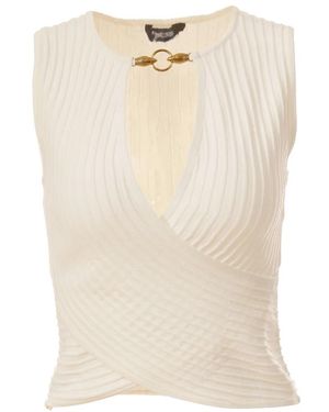Just Cavalli Sleeveless Tops - Neutro