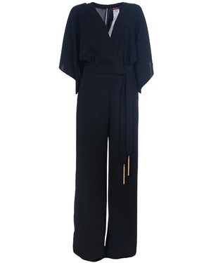 Max Mara Lichte Cady Jumpsuit - Blauw