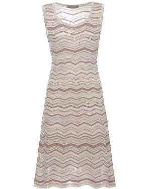 D.exterior Knitted Dresses - Grey