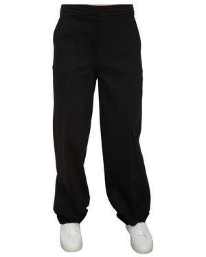 Patrizia Pepe Straight Trousers - Black