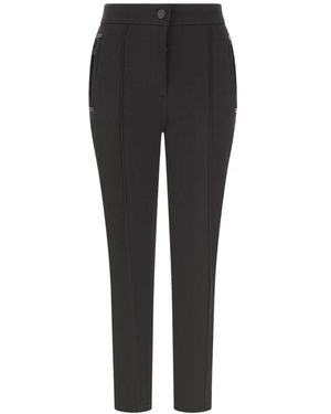 Moncler Broeken ,Zwart ,Nylon Slim Tapered Stretch Twill Broek