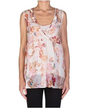 Kaos Sleeveless Tops - Pink