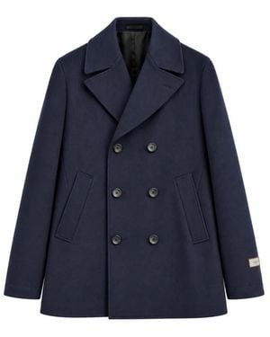 Canali Jassen ,Blauw ,Double-Breasted Coats