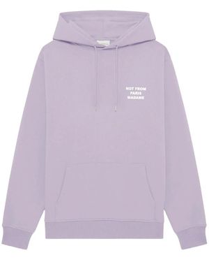 Drole de Monsieur Slogan Sweatshirt - Paars