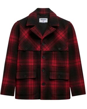 Sebago Ranger Check Jacke - Rot