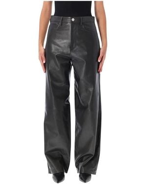 Rohe Bruun Signature Baggy Lederhose - Schwarz
